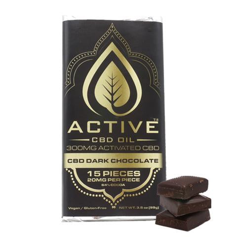 Active CBD Oil - Dark Chocolate Bar